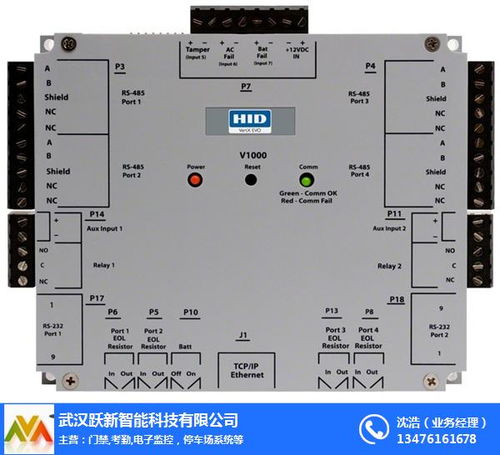 從高清大圖看美國門禁系統 武漢躍新代理的價格與技術通訊優勢